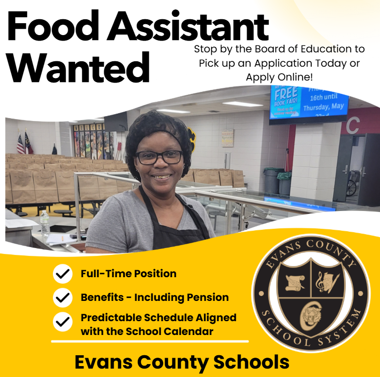 Food Assistant Wanted
