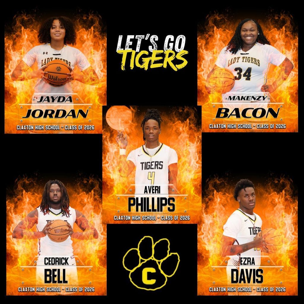Claxton Tiger Senior Basketball Players