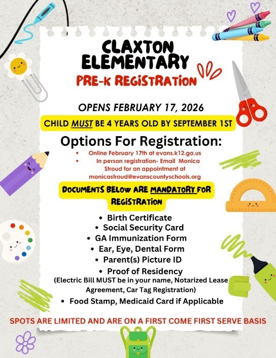PreK Registration