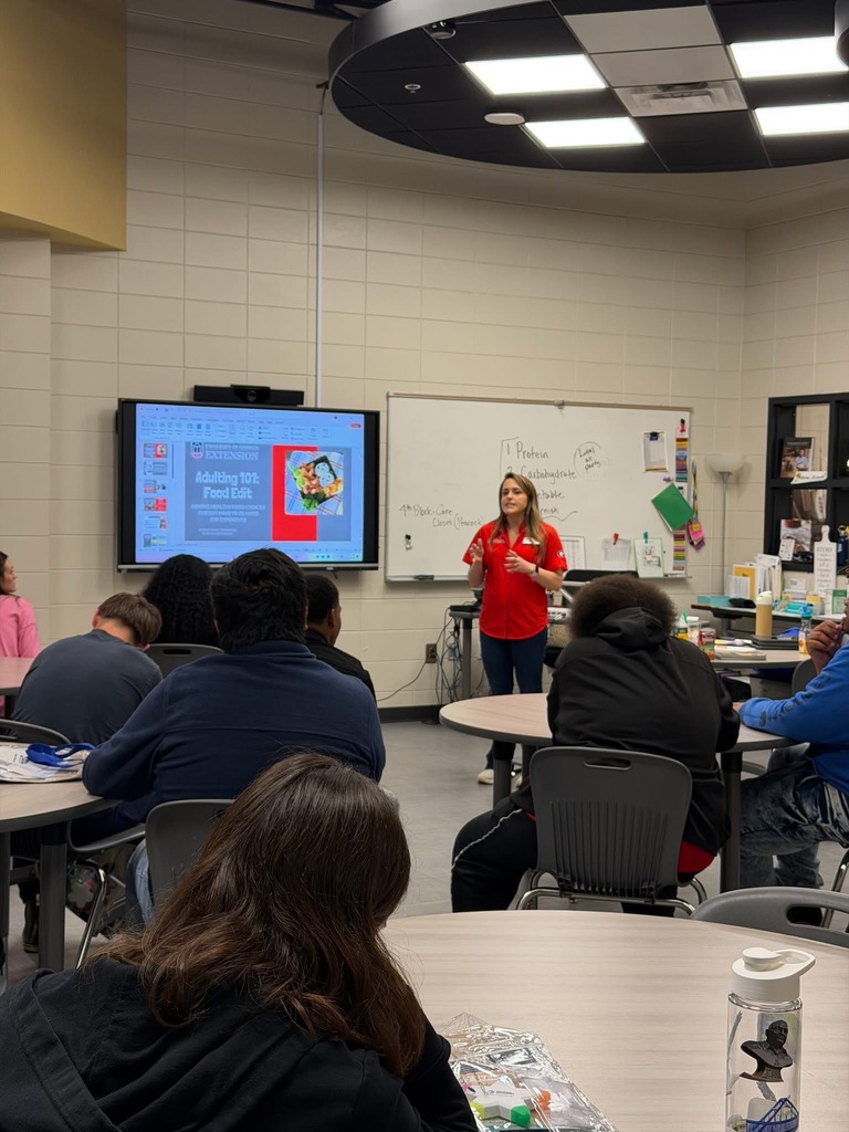 Image showing 🛠️ Mastering the Skills for Success! ✨  Part of C-Day is ensuring our students are ready for the "real world." While our underclassmen focused on professional communication, our seniors dove into "Adulting 101" workshops!  🤝 Soft Skills Workshop (9th-11th Grade): Thank you to Mari Whitfield (RISE), James Tanner (Cardinal Corporation), Jasmine Perez (Claxton Poultry), and Marqueshia Henry (Burlington Distribution Center) for teaching our students the "unwritten rules" of professional success.  🎓 Senior Life Skills & Future Planning: Our seniors got hands-on with essential life lessons. Thank you to our guest instructors:  Cooking Basics: Ashleigh Guerin & Megan Powell (Evans Co. Extension Office)  Finances: Rosalind Ivey (South Georgia Bank)  Sewing Basics: Linda Blalock  Basic Car Care: Tim Bland  College Prep & FAFSA: Mordena Richardson (Talent Search) & Drevon Harvey (Georgia Southern)  We are building well-rounded citizens at The DEN! 🐯💼  #TheDEN #LifeSkills #SoftSkills #SeniorSeminar #ClassOf2026 #FutureReady