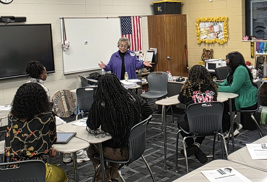 Image showing 🛠️ Mastering the Skills for Success! ✨  Part of C-Day is ensuring our students are ready for the "real world." While our underclassmen focused on professional communication, our seniors dove into "Adulting 101" workshops!  🤝 Soft Skills Workshop (9th-11th Grade): Thank you to Mari Whitfield (RISE), James Tanner (Cardinal Corporation), Jasmine Perez (Claxton Poultry), and Marqueshia Henry (Burlington Distribution Center) for teaching our students the "unwritten rules" of professional success.  🎓 Senior Life Skills & Future Planning: Our seniors got hands-on with essential life lessons. Thank you to our guest instructors:  Cooking Basics: Ashleigh Guerin & Megan Powell (Evans Co. Extension Office)  Finances: Rosalind Ivey (South Georgia Bank)  Sewing Basics: Linda Blalock  Basic Car Care: Tim Bland  College Prep & FAFSA: Mordena Richardson (Talent Search) & Drevon Harvey (Georgia Southern)  We are building well-rounded citizens at The DEN! 🐯💼  #TheDEN #LifeSkills #SoftSkills #SeniorSeminar #ClassOf2026 #FutureReady