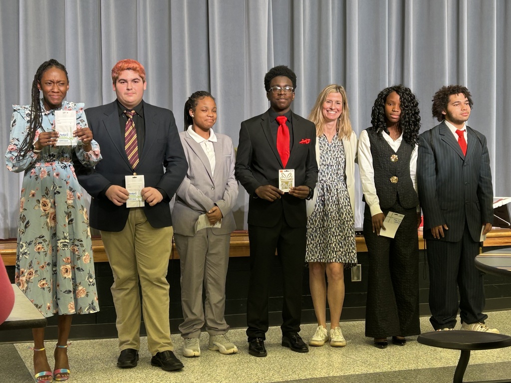 Image showing 👔 Dressed to Impress: C-Day Professionalism Awards! 👗  At The DEN, we know that first impressions matter! As part of our 2nd Annual C-Day, we challenged our students to "dress for the job they want," and they certainly delivered.  While so many of our Tigers looked fantastic in their professional attire, a few stood out for their exceptional attention to detail and polished presentation Mrs. Holly Durrence presented the students with a variety of gift cards as their rewards for looking so nice. Join us in congratulating our C-Day Professionalism Award winners!   Rose Cajoux (9th grade) Joseph Tanner (10th grade) Trinity Cody-Hagan (10th grade) Curtis Furman (10th grade) Anne Fleurmont (10th grade) Brody Presson (9th grade)  Walking the hallways in suits, ties, and professional wear isn't just about the clothes—it’s about the confidence and mindset of a future leader. Great job, Tigers! 🐯🖤💛  #TheDEN #DressForSuccess #CDay2026 #Professionalism #TigerPride
