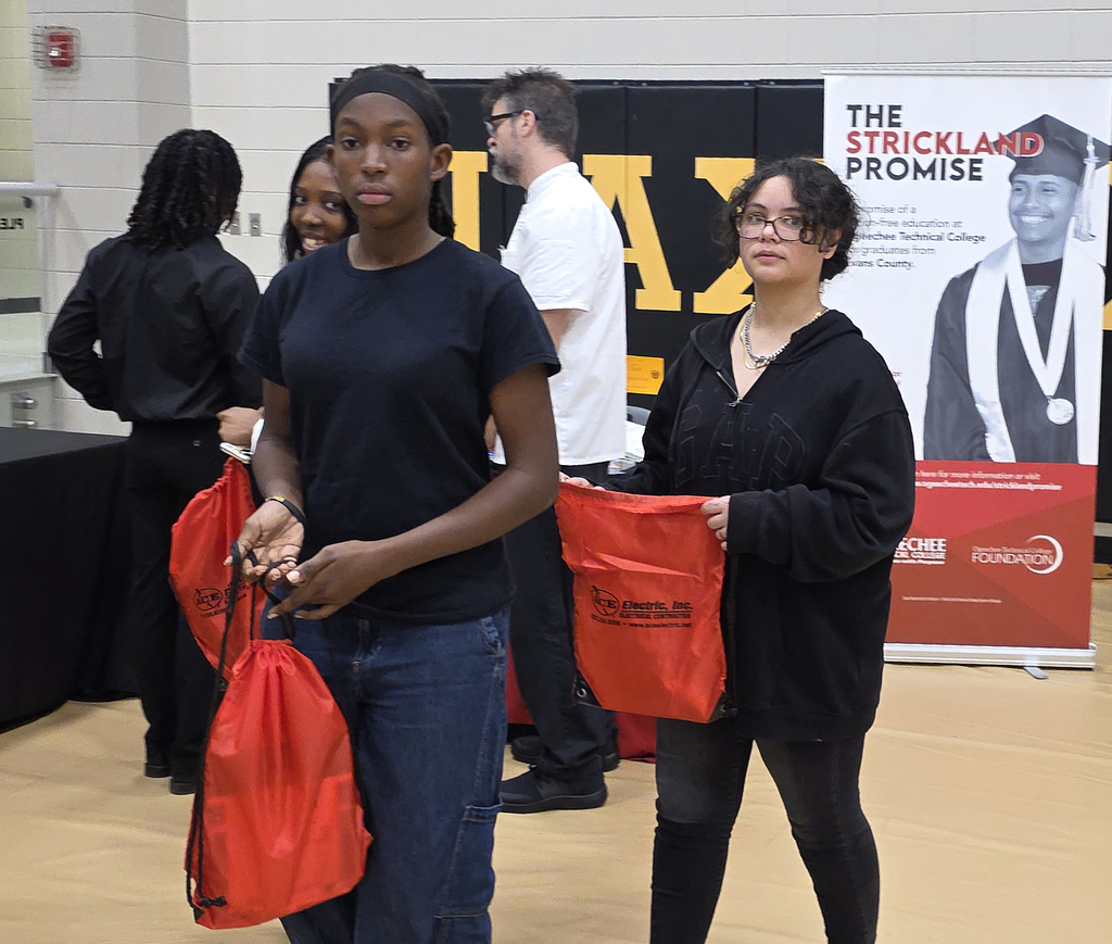Image showing 🐯 One Big "Thank You" from The DEN! 🖤💛 It takes a village to raise a Tiger, and our village showed up in a big way for our 2nd Annual C-Day! This post is dedicated to all the moments that made the day a success—the handshakes, the "lightbulb" moments during workshops, the teamwork in the hallways, and the incredible support from our faculty and staff who worked tirelessly behind the scenes. Whether you were a guest speaker sharing your life's work, a local business opening your doors to our students, or a student who stepped up to lead a pathway station, THANK YOU. You have invested in the future of our community by investing in our students. We are so proud of the curiosity and professionalism our Tigers displayed. Here are a few more of our favorite highlights from a day we won't soon forget! 📸✨ #TheDEN #CDay2026 #CommunityStrong #TigerPride #ClaxtonHigh #FutureLeaders