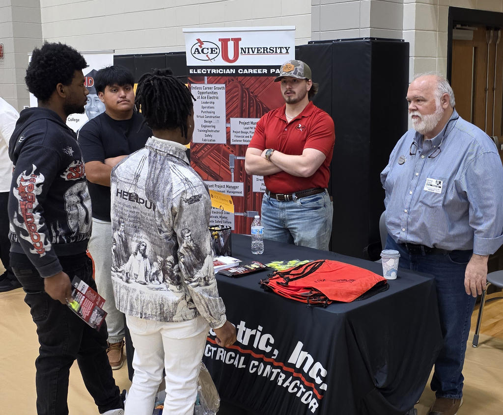 Image showing 🐯 One Big "Thank You" from The DEN! 🖤💛 It takes a village to raise a Tiger, and our village showed up in a big way for our 2nd Annual C-Day! This post is dedicated to all the moments that made the day a success—the handshakes, the "lightbulb" moments during workshops, the teamwork in the hallways, and the incredible support from our faculty and staff who worked tirelessly behind the scenes. Whether you were a guest speaker sharing your life's work, a local business opening your doors to our students, or a student who stepped up to lead a pathway station, THANK YOU. You have invested in the future of our community by investing in our students. We are so proud of the curiosity and professionalism our Tigers displayed. Here are a few more of our favorite highlights from a day we won't soon forget! 📸✨ #TheDEN #CDay2026 #CommunityStrong #TigerPride #ClaxtonHigh #FutureLeaders