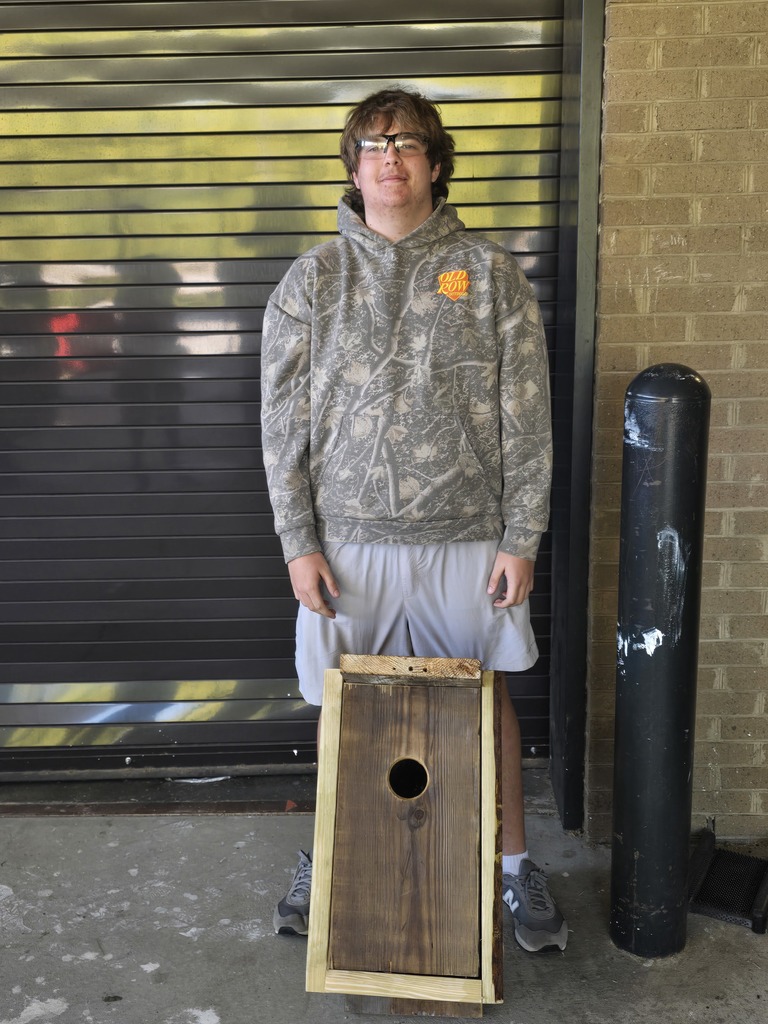 Image showing 🪚 Built to Last: Masterpieces from Ag Mechanics 2! 🔨  There is something special about creating a project with your own two hands that can be cherished for a lifetime. Mr. Turner’s Ag Mechanics 2 students put the finishing touches on their woodworking projects, and the results are stunning!  This wasn't just about the final product; it was about the rigorous process of becoming a craftsman. Our students gained vital hands-on experience in:  Precision Cutting: Mastering the proper operation of basic power woodworking tools.  Shop Mastery: Safely and effectively using stationary woodworking equipment.  Preservation: Learning the essential techniques for treating and preserving wood to ensure these pieces withstand the test of time.  From raw lumber to polished finishes, these Tigers have shown incredible dedication to their craft. We are so proud of the skill and safety they demonstrated in the shop! 🐯🖤💛  #TheDEN #AgMechanics #HandsOnLearning #Woodworking #BuiltToLast #TigerPride