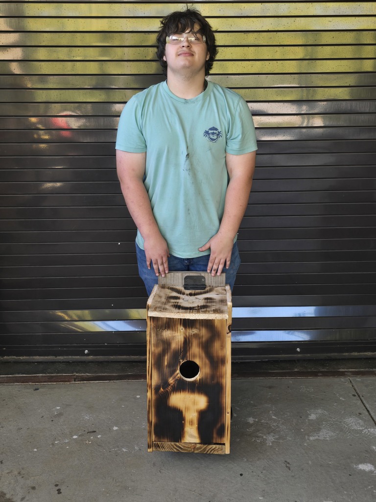 Image showing 🪚 Built to Last: Masterpieces from Ag Mechanics 2! 🔨  There is something special about creating a project with your own two hands that can be cherished for a lifetime. Mr. Turner’s Ag Mechanics 2 students put the finishing touches on their woodworking projects, and the results are stunning!  This wasn't just about the final product; it was about the rigorous process of becoming a craftsman. Our students gained vital hands-on experience in:  Precision Cutting: Mastering the proper operation of basic power woodworking tools.  Shop Mastery: Safely and effectively using stationary woodworking equipment.  Preservation: Learning the essential techniques for treating and preserving wood to ensure these pieces withstand the test of time.  From raw lumber to polished finishes, these Tigers have shown incredible dedication to their craft. We are so proud of the skill and safety they demonstrated in the shop! 🐯🖤💛  #TheDEN #AgMechanics #HandsOnLearning #Woodworking #BuiltToLast #TigerPride