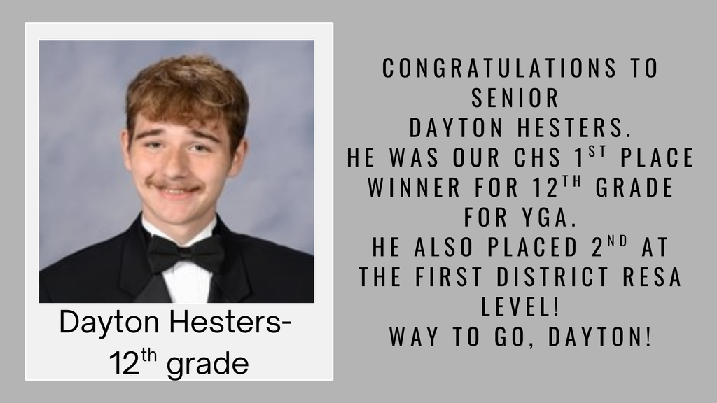 Image showing 🥈 Regional Success for one of our members of the Class of 2026! ✍️  We are bursting with Tiger Pride as we announce that senior Dayton Hesters has placed 2nd in the 12th-grade category at the First District RESA Young Georgia Authors (YGA) Writing Competition!  After winning at the school level, Dayton’s work was evaluated against top student writers from across the entire region. Securing a second-place finish at this level is a testament to Dayton’s incredible talent, voice, and dedication to the craft of writing.  Please join us in congratulating Dayton on this prestigious honor! We can’t wait to see where those writing skills lead after graduation. 🐯🖤💛  #TheDEN #YoungGeorgiaAuthors #RESAWriters #ClassOf2026 #TigerPride #StudentSuccess