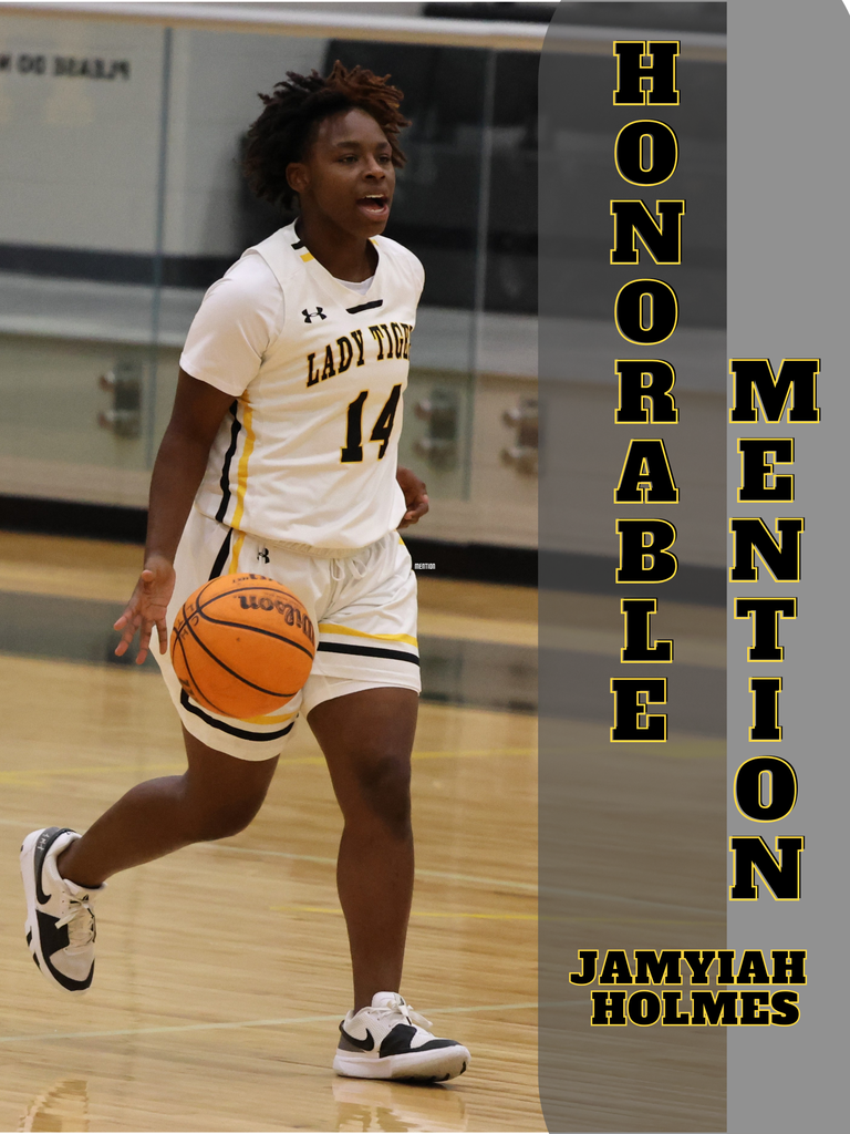 Image showing 🏀 All-Region Honors: The Lady Tigers Shine! 🐯  Join us in a massive round of applause for our CHS Girls Basketball stars! These athletes have poured their hearts into every game, and we are thrilled to see their hard work recognized at the regional level.  🌟 All-Region 1st Team:  Jayda Jordan (Senior) — Way to lead the way, Jayda!  👏 All-Region Honorable Mentions:  Makenzy Bacon (Senior)  Zamaria Williams (Sophomore)  Ja'myiah Holmes (Freshman)  Carlaysia Burgess (Freshman)  From our senior leaders finishing strong to our freshmen making an immediate impact, the future of Lady Tiger basketball is looking incredibly bright! 🖤💛  #LadyTigers #AllRegion #ClaxtonBasketball #TigerPride #StudentAthletes