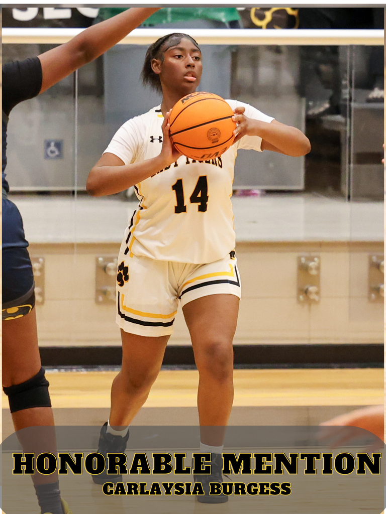 Image showing 🏀 All-Region Honors: The Lady Tigers Shine! 🐯  Join us in a massive round of applause for our CHS Girls Basketball stars! These athletes have poured their hearts into every game, and we are thrilled to see their hard work recognized at the regional level.  🌟 All-Region 1st Team:  Jayda Jordan (Senior) — Way to lead the way, Jayda!  👏 All-Region Honorable Mentions:  Makenzy Bacon (Senior)  Zamaria Williams (Sophomore)  Ja'myiah Holmes (Freshman)  Carlaysia Burgess (Freshman)  From our senior leaders finishing strong to our freshmen making an immediate impact, the future of Lady Tiger basketball is looking incredibly bright! 🖤💛  #LadyTigers #AllRegion #ClaxtonBasketball #TigerPride #StudentAthletes