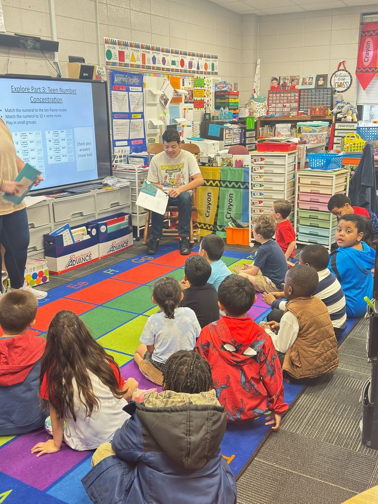 Image showing Reading is a superpower! 🦸‍♂️📖  Shoutout to the CHS students in Ms. Johnson’s, Ms. McNeal’s, and Ms. Martin’s class for an amazing Read Across America visit to the elementary school!  The CHS students spent time practicing their favorite books and then shared that joy with the younger Tigers. We loved seeing their confidence shine and the mentorship in action! 🐯✨  Check out the pictures to see some of our favorite "storytime" moments! 📸  #ReadAcrossAmerica #Literacy #TigerPride #MentorshipInAction