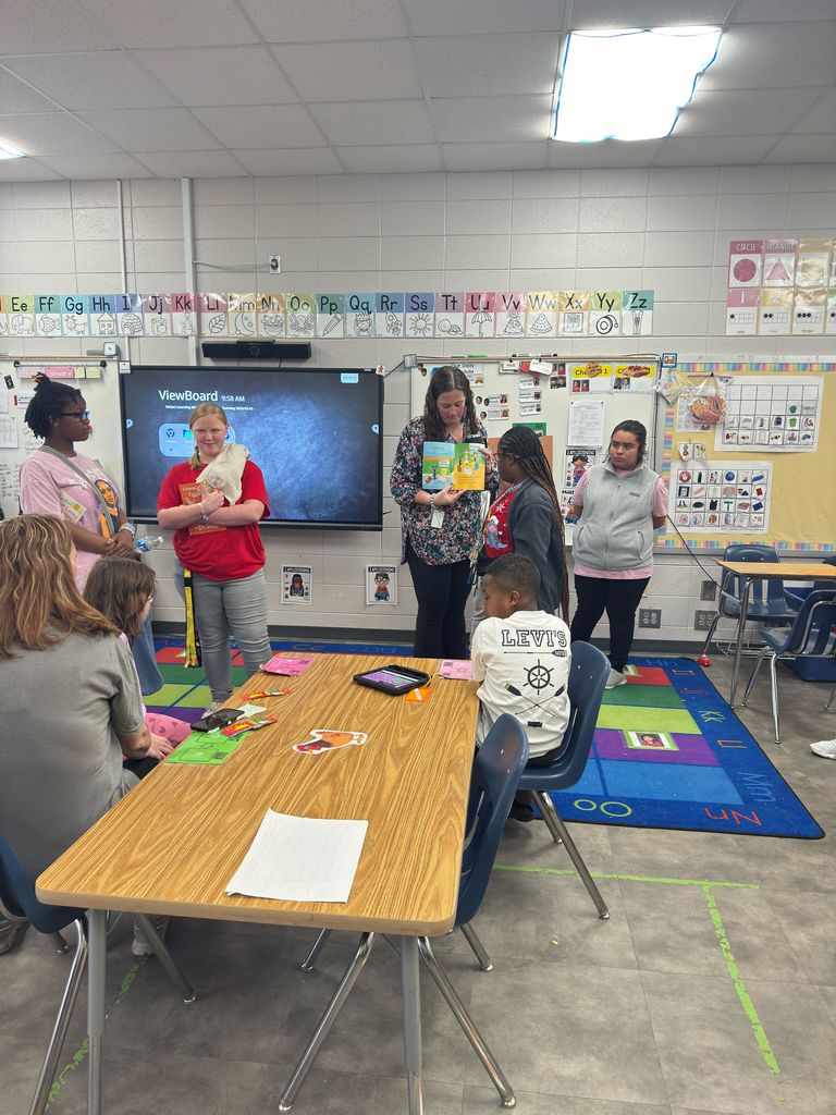 Image showing Reading is a superpower! 🦸‍♂️📖  Shoutout to the CHS students in Ms. Johnson’s, Ms. McNeal’s, and Ms. Martin’s class for an amazing Read Across America visit to the elementary school!  The CHS students spent time practicing their favorite books and then shared that joy with the younger Tigers. We loved seeing their confidence shine and the mentorship in action! 🐯✨  Check out the pictures to see some of our favorite "storytime" moments! 📸  #ReadAcrossAmerica #Literacy #TigerPride #MentorshipInAction