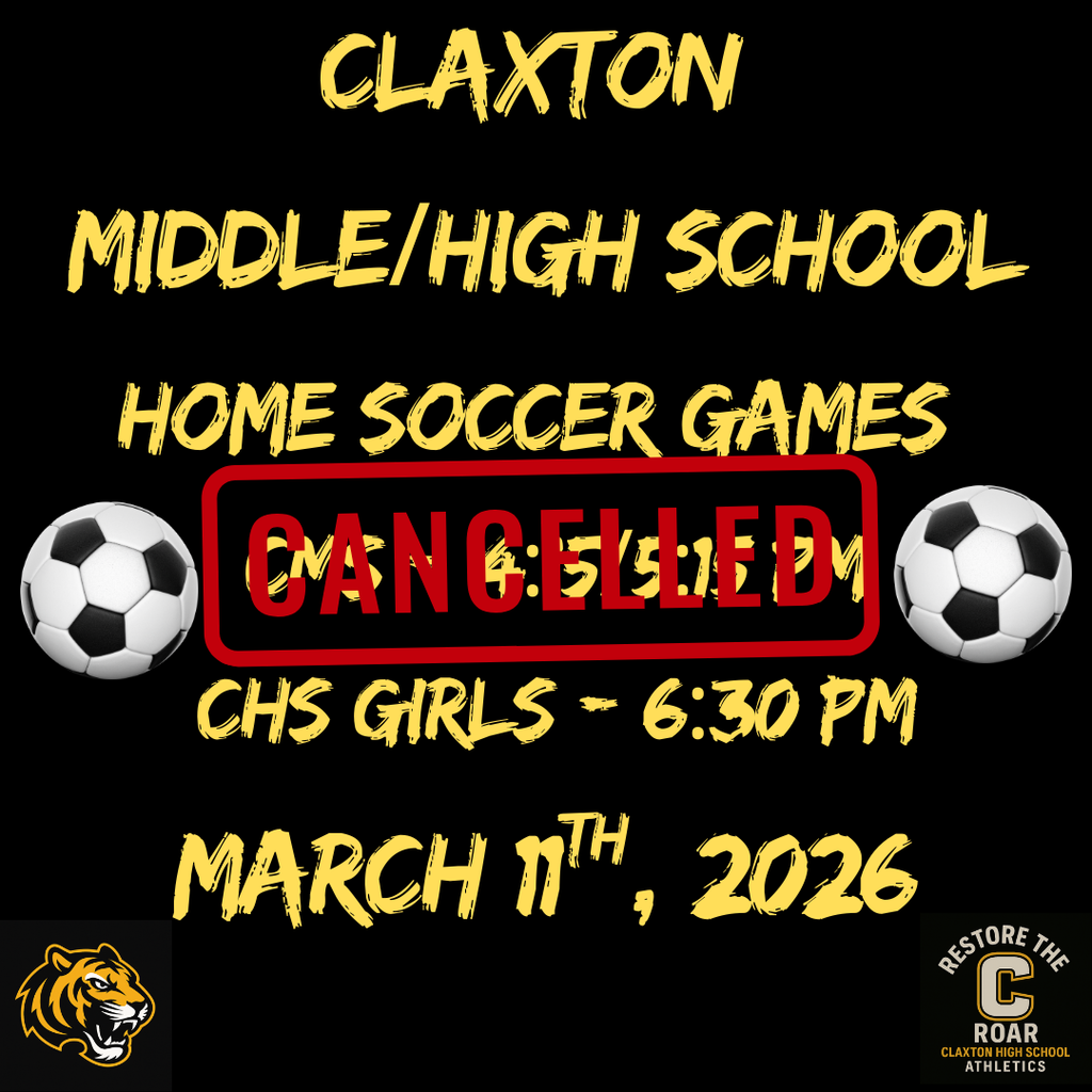 CMS Soccer Cancelled TODAY