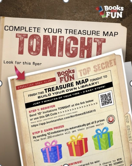 Complete Your Treasure Map Tonight