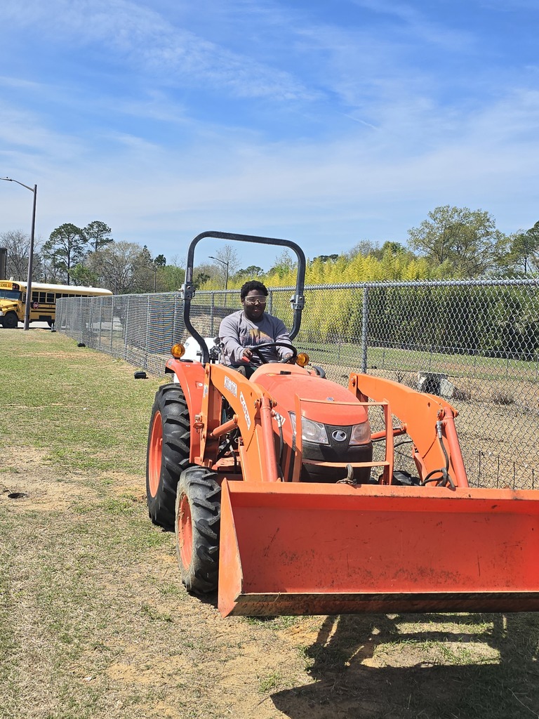 Image showing 🧪 Precision Matters: Science in the Field 🚜 In the world of Agriculture, precision is everything. Our Horticulture and Ag Mech students moved into the field to master our new sprayer equipment. It’s more than just driving a tractor; it’s about understanding the "why" behind the "how." Our students have been studying the different types of chemical applications available and the safety standards required for each. From nozzle calibration to chemical selection, these Tigers are gaining the technical expertise needed for the modern workforce. Seeing our students take ownership of this new equipment and apply their knowledge in a real-world base is what makes our CTAE programs so powerful. Great job, Tigers! 🐯💪 #TheDEN #CTE #AgScience #PrecisionAg #WorkforceReady #FutureFarmers