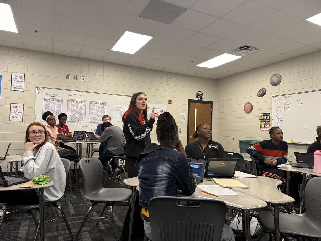 Image showing ⚖️ Order in the Court: Coach Lanier’s Class Takes on the Supreme Court! 🏛️ What happens when a peaceful protest turns chaotic, and a student is suspended without a chance to tell her side of the story? That was the high-stakes scenario facing Coach Lanier’s students recently! After studying Civil Rights, Civil Liberties, and Due Process, our Tigers put their knowledge to the test using an interactive iCivics court simulation. The case centered on a student’s right to a fair process and whether her school overstepped when they suspended her for carrying a protest sign. The Courtroom Roles: The Defense: Arguing for the school’s right to maintain order. The Plaintiff: Fighting for the student's right to due process and free speech. The Supreme Court Justices: Reviewing the arguments and making the final ruling. This simulation was a powerful way to bridge the gap between our current unit and the Judicial Branch, showing exactly how the Supreme Court functions as an appellate court. Our students did an incredible job researching their positions and preparing for "heated" counter-arguments! 🐯🖤💛 #CivicsInAction #iCivics #DueProcess #SupremeCourt #FutureLawyers #TigerPride