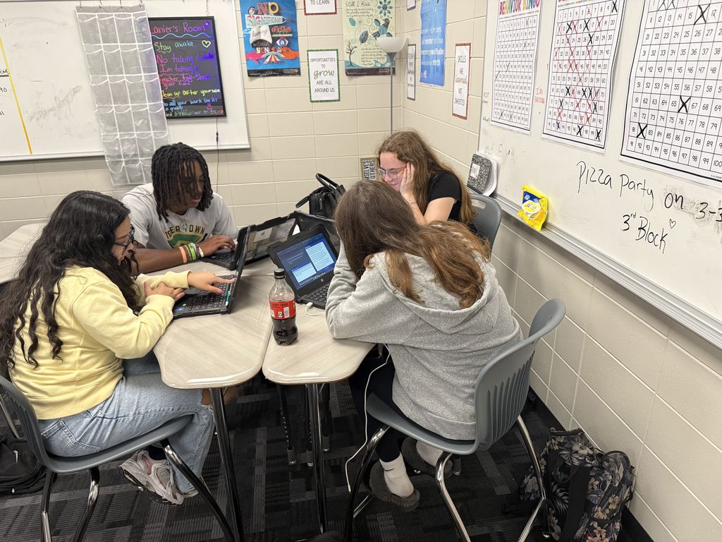 Image showing ⚖️ Order in the Court: Coach Lanier’s Class Takes on the Supreme Court! 🏛️ What happens when a peaceful protest turns chaotic, and a student is suspended without a chance to tell her side of the story? That was the high-stakes scenario facing Coach Lanier’s students recently! After studying Civil Rights, Civil Liberties, and Due Process, our Tigers put their knowledge to the test using an interactive iCivics court simulation. The case centered on a student’s right to a fair process and whether her school overstepped when they suspended her for carrying a protest sign. The Courtroom Roles: The Defense: Arguing for the school’s right to maintain order. The Plaintiff: Fighting for the student's right to due process and free speech. The Supreme Court Justices: Reviewing the arguments and making the final ruling. This simulation was a powerful way to bridge the gap between our current unit and the Judicial Branch, showing exactly how the Supreme Court functions as an appellate court. Our students did an incredible job researching their positions and preparing for "heated" counter-arguments! 🐯🖤💛 #CivicsInAction #iCivics #DueProcess #SupremeCourt #FutureLawyers #TigerPride
