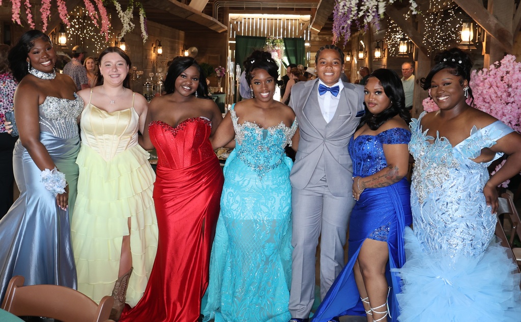 Image showing 🌲✨ Magic in the Forest: A Night to Remember! ✨🌲  Claxton High School juniors and seniors and their dates celebrated Prom at the beautiful Dutch Ford Farm in Metter on Saturday, April 4. Under the theme "Enchanted Forest," our students kicked off Spring Break in style!  The evening was a true community effort. Guests enjoyed a delicious spread of refreshments prepared by our very own CHS Culinary Arts students, led by the talented Mrs. Cindy Hart. The venue was truly transformed into a magical woodland escape thanks to the incredible eye for detail of Mr. Maurice Burney.  👑 2026 Prom Royalty 👑 The highlight of the night was the crowning of our court! Please join us in congratulating:  Prom Queen: Makenzy Bacon  Prom King: Ezra Davis  Prom Princess: Jakyla Williams  Prom Prince: Brody Dillard  Thank you to everyone who worked behind the scenes to make this a safe and spectacular night for our Tigers. We hope everyone had a restful and "enchanted" Spring Break! 🐯🖤💛  #TheDEN #Prom2026 #EnchantedForest #TigerPride #ClaxtonHighSchool