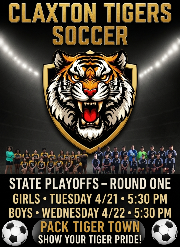 Claxton Tigers Soccer Playoffs