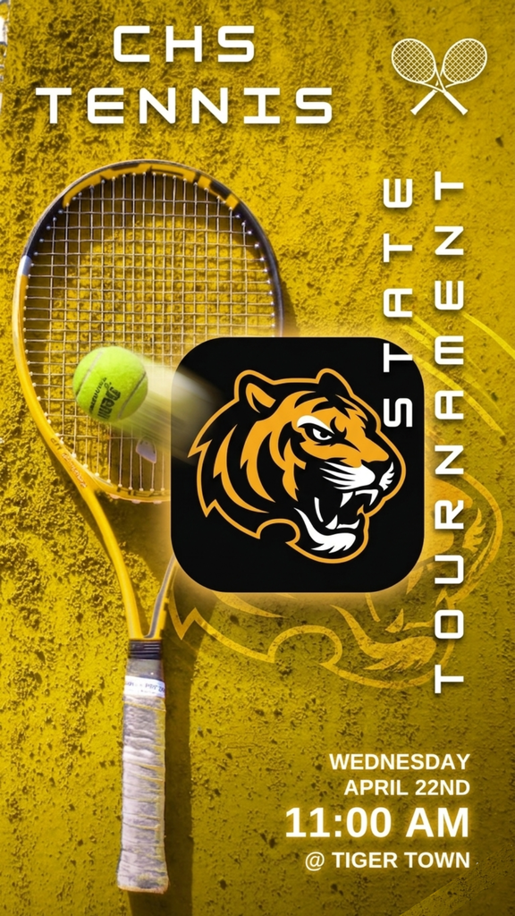 CHS State Tennis Tournament Wednesday April 22nd