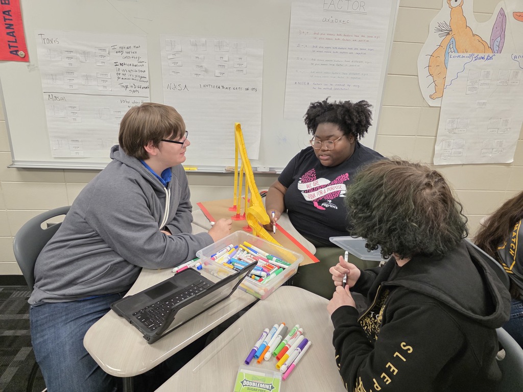 Image showing 📐 Engineering Excellence: Polynomials at Work 💻  In Mr. Transue’s Advanced Algebra class, students are learning that polynomials are the building blocks of the world around us—including our favorite theme park rides!  To successfully complete their roller coaster project, students had to use graphing technology to create a "blueprint" of their track. They analyzed the peaks, valleys, and intercepts of their functions to predict how a marble would travel. The true test came during construction, where they had to account for real-world variables like friction and gravity.  Whether they were tackling the Vertical Loop or ensuring a marble survived a high-speed valley, these Tigers proved that they have the grit and the mathematical mind to solve complex engineering problems.  #MathSkills #FutureEngineers #AdvancedAlgebra #DesmosMath #TigerPride