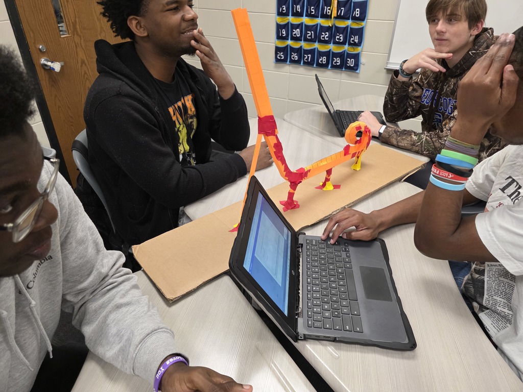 Image showing 📐 Engineering Excellence: Polynomials at Work 💻  In Mr. Transue’s Advanced Algebra class, students are learning that polynomials are the building blocks of the world around us—including our favorite theme park rides!  To successfully complete their roller coaster project, students had to use graphing technology to create a "blueprint" of their track. They analyzed the peaks, valleys, and intercepts of their functions to predict how a marble would travel. The true test came during construction, where they had to account for real-world variables like friction and gravity.  Whether they were tackling the Vertical Loop or ensuring a marble survived a high-speed valley, these Tigers proved that they have the grit and the mathematical mind to solve complex engineering problems.  #MathSkills #FutureEngineers #AdvancedAlgebra #DesmosMath #TigerPride