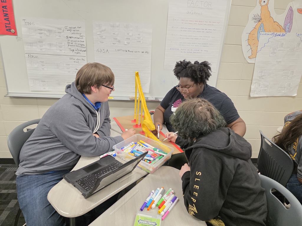 Image showing 📐 Engineering Excellence: Polynomials at Work 💻  In Mr. Transue’s Advanced Algebra class, students are learning that polynomials are the building blocks of the world around us—including our favorite theme park rides!  To successfully complete their roller coaster project, students had to use graphing technology to create a "blueprint" of their track. They analyzed the peaks, valleys, and intercepts of their functions to predict how a marble would travel. The true test came during construction, where they had to account for real-world variables like friction and gravity.  Whether they were tackling the Vertical Loop or ensuring a marble survived a high-speed valley, these Tigers proved that they have the grit and the mathematical mind to solve complex engineering problems.  #MathSkills #FutureEngineers #AdvancedAlgebra #DesmosMath #TigerPride