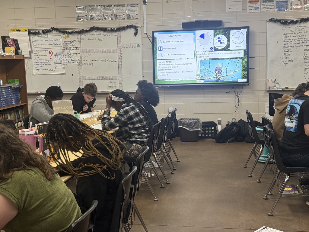 6th Grade Students Practice for Milestones with Zoo Based Project