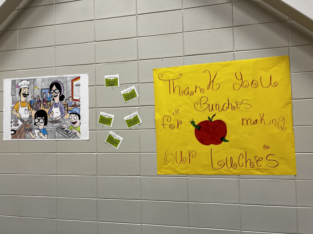 Image showing 👩‍🍳 Celebrating the Heart of the Cafeteria 🥗  At Evans County Schools, we know that success in the classroom starts with a good meal. Today, we honored the dedicated professionals who make that possible: our School Lunch Heroes.  Staff and students from both Claxton Middle and Claxton High spent time today expressing their thanks to our cafeteria team. These ladies are the backbone of our daily routine, and we were thrilled to surprise them with hanging baskets, cards, and some posters to brighten their day.  Thank you for your dedication, your hard work, and for keeping our Tiger family well-nourished. You are truly appreciated! 🐯💐  #SchoolNutrition #SchoolLunchHero #CommunityAppreciation #EvansCountySchools