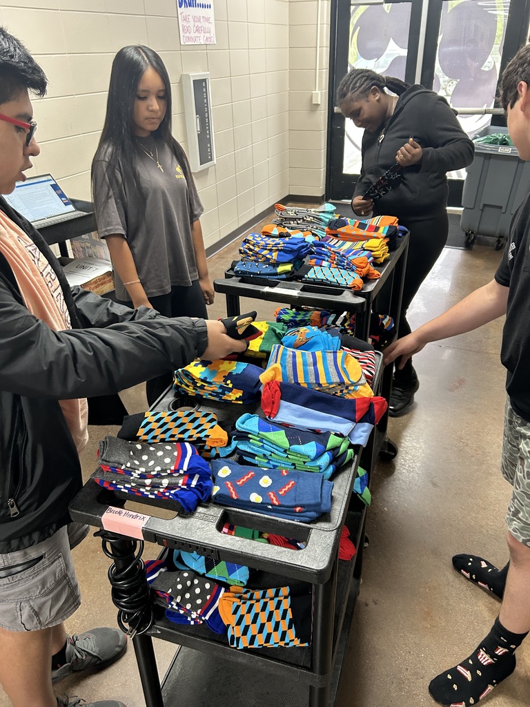 Stepping Into Testing Week on the Right Foot ...CMS Sock Hop
