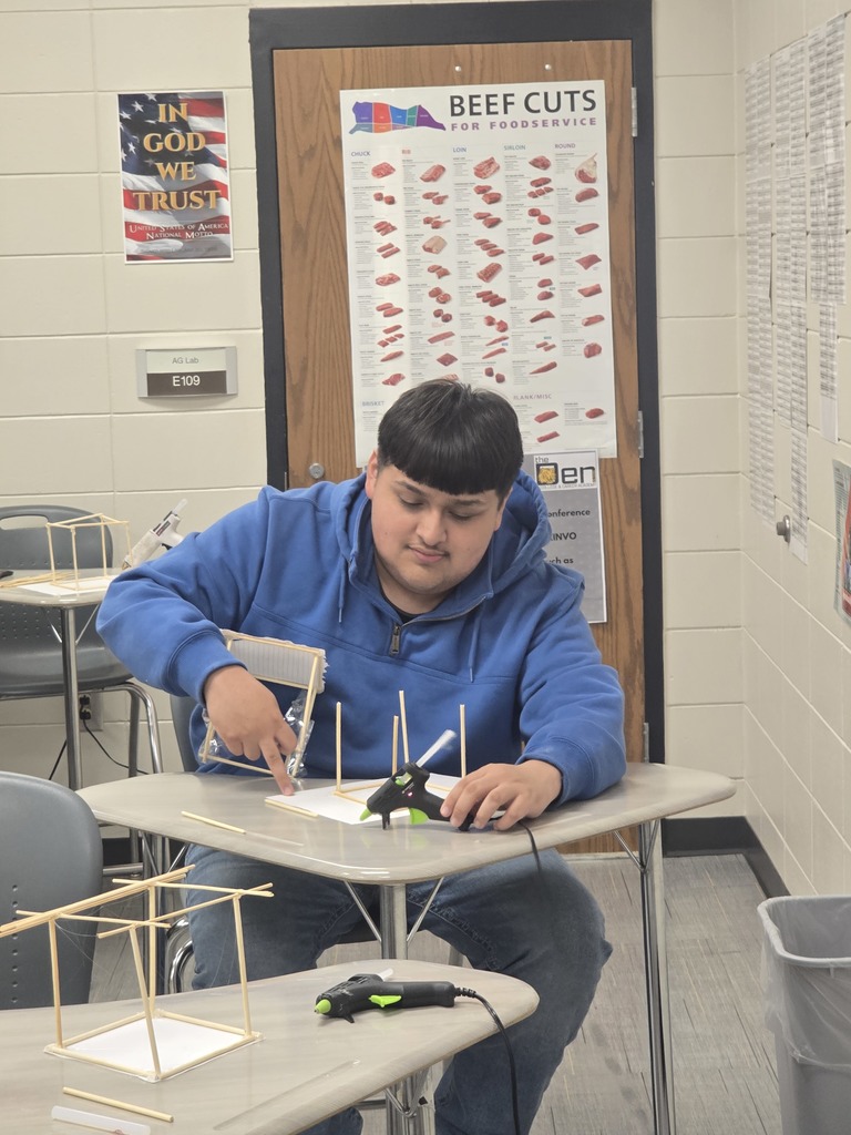 Image shows Mini Greenhouses, Major Skills! 🏗️🌱✨  Mr. Turner’s Horticulture students just leveled up! After studying different structural designs, they went hands-on to build their own mini greenhouses. 🔨  From frame design to climate control, these Tigers are learning exactly what it takes to keep a crop thriving. 🌡️🌿   #TheDEN #Horticulture #MiniGreenhouse #AgKids #ClaxtonHighSchool #HandsOnAg