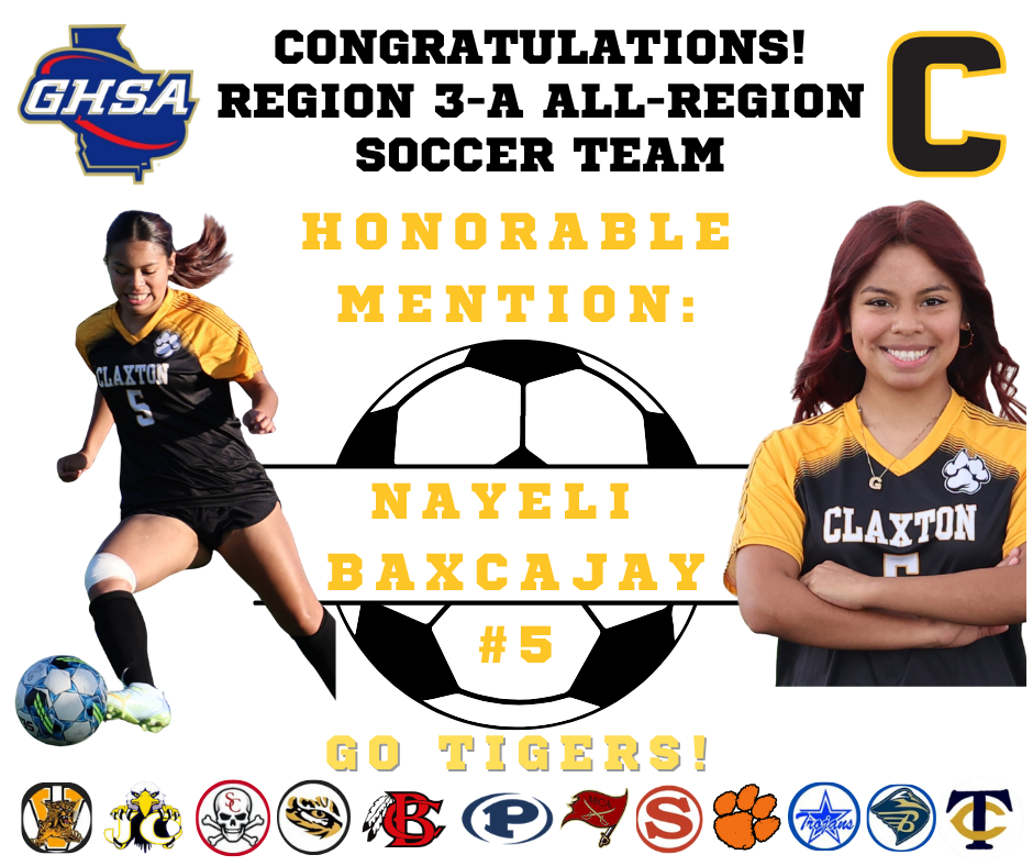 Nayeli Baxcajay All Region Honorable Mention