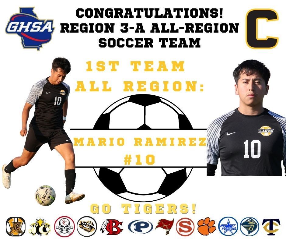 Mario Ramirez 1st Team All Region