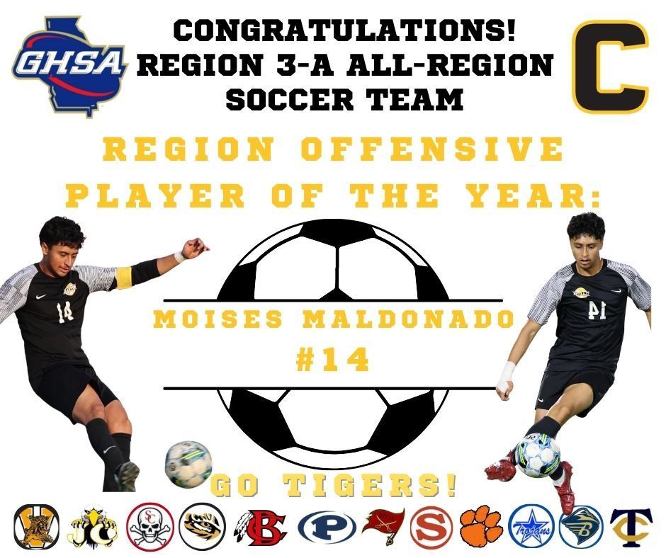 Moises Maldonado All Region Offensive Player of the Year