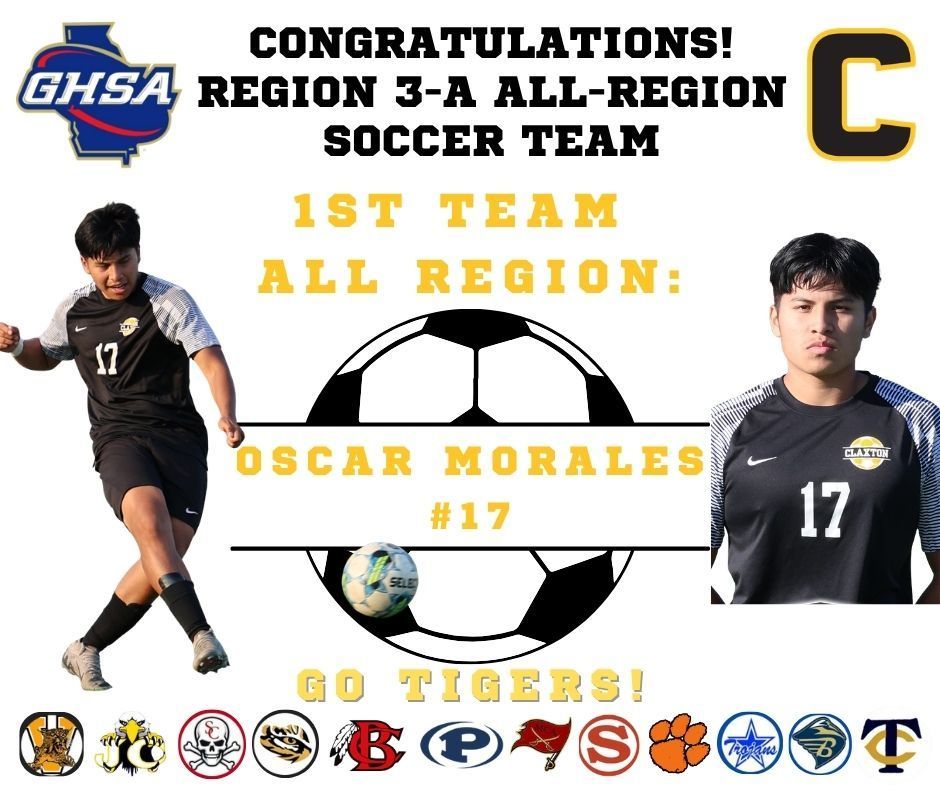 Oscar Morales 1st Team All Region