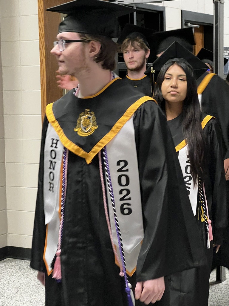 Image showing 🎓 One Last Walk, A Lifetime of Memories: The Class of 2026 Hall Walk 🎓  Today, Friday, May 15, 2026, the hallways of Evans County Schools were filled with a special kind of magic. Our seniors donned their graduation regalia and took their final walk through the schools that helped shape them into the young men and women they are today.  As they marched through the halls, they weren't just walking for themselves—they were walking for the elementary students who gave them high-fives and the middle schoolers who looked up with wide eyes. This tradition serves as a powerful reminder of what hard work and perseverance look like.  Why the Hall Walk matters:  Inspiring the Next Generation: Younger Tigers get to see exactly what their goal is.  A "Thank You" to Teachers: It’s a chance for former teachers to see how much their "little ones" have grown.  The Final Countdown: Tomorrow, these same students will cross Veterans Memorial Field as graduates!  Congratulations to the Class of 2026. You’ve left your mark on these halls, and we can’t wait to see you lead the way tomorrow! 🐯🖤💛  #TheDEN #ClassOf2026 #SeniorHallWalk #TigerLegacy #FullCircle #GraduationEve