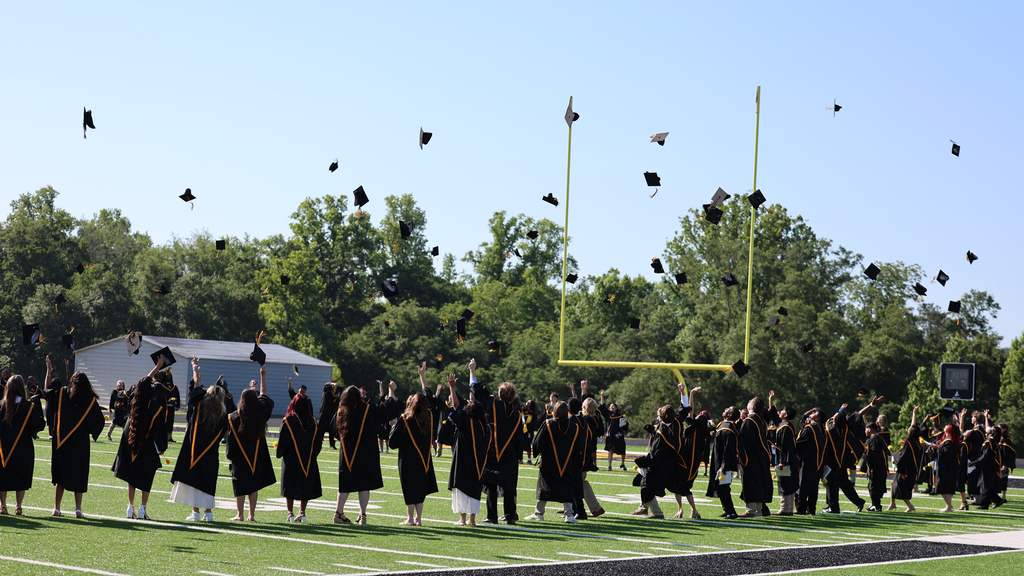 Image showing 🖤💛 One Last Roar: Goodbye to the Class of 2026 🎓✨ And just like that, the building is quiet, the summer sun has officially taken over, and the Class of 2026 is on to their next grand adventure. As the graduation dust settles, we are taking one final look back at some of the incredible memories from Graduation 2026.  To our graduates and the amazing families who loved, cheered, and supported them every step of the way: thank you for the grit, the school spirit, and the unforgettable legacy you left behind. You’ve officially turned the page to a brand-new chapter, but you’ll always have a home at Claxton High School.  Don’t forget to dream big, work hard, and always remember where your roots are. Go do big things, Tigers—the world is waiting! 🌍☀️  Wishing all of our new alumni and their families the absolute best summer yet! 💛  #ClassOf2026 #OnceATigerAlwaysATiger #ClaxtonHighSchool #NextChapter #TigerLegacy #SummerBound