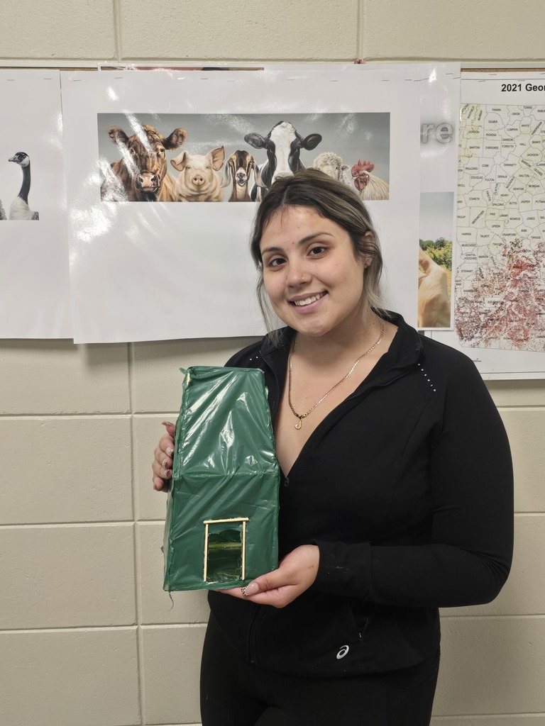 Image showing 🌿 Are you working in your greenhouse or garden this summer? How is it going? 🍅  Today we are throwing it back to a great hands-on project from our General Horticulture classes that has us feeling inspired to test our green thumbs this June! 🔨  Before break started, students moved beyond the textbook to design and build their own mini greenhouses. They had to apply structural concepts to real-world models, focusing on critical factors like light transmission, ventilation, and structural integrity.  If you're gardening this summer, we hope you're seeing lots of success and enjoying all those summer favorites!🌱  #FlashbackFriday #CTAE #Horticulture #AgScience #LearningByDoing #SummerGardening
