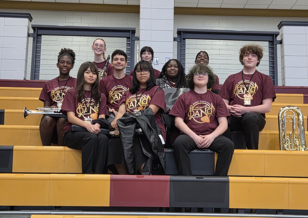 Image showing 🎷 Making Sweet Music: Tigers Shine at the Vidalia Sweet Onion Honor Band! 🧅🎶 Please join us in giving a huge round of applause to our outstanding middle and high school band students who were selected to participate in the prestigious Vidalia Sweet Onion Honor Band! 🎺🥁  On Friday, May 1st, and Saturday, May 2nd, these talented musicians traveled to represent our schools and collaborate with some of the finest young performers from across the region.  What it took to pull off this amazing performance:  🗓️ Two Days of Rehearsals: Students jumped straight into intense, fast-paced rehearsal sessions.  🧠 Expert Mentorship: They spent two full days working closely under the direction of elite guest clinicians, mastering brand-new music in a very short amount of time.  🎼 The Grand Finale: All of their hard work culminated in a spectacular, high-energy public concert on Saturday night!  It takes an incredible amount of focus, adaptability, and pure musical talent to sit down with a new group of musicians and put on a show-stopping performance in less than 48 hours. We are so proud of our Tigers for their dedication to their craft and for representing our community so beautifully! 💛🖤  We know it's a little late posting this, but we wanted to make sure our awesome band students got recognized for their hard work!🎵👏  #TigerBand #VidaliaHonorBand #MusicExcellence #ClaxtonMiddle #ClaxtonHigh #TigerPride