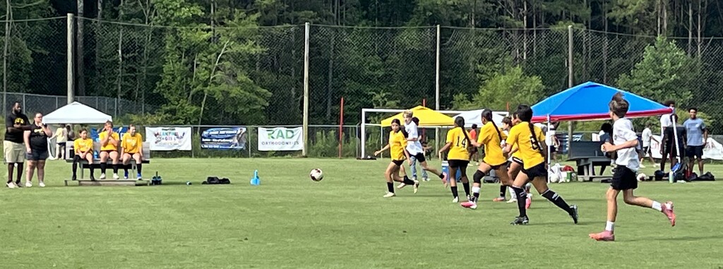 Image showing ⚽️ LADY TIGERS SOCCER STEP OUT OF THEIR COMFORT ZONE TO END SUMMER TRAINING ⚽️ Northwestern Georgia teams have been a thorn in our side the last few seasons. To break through that wall, our CHS Lady Tigers traveled to LaGrange on Saturday, July 18, 2026, to test out 7-on-7 summer soccer for the very first time! 🐅🔥 Here’s how the day broke down: 🔹 Match 1 v Troup Co. 8th Boys: Fell behind 6-1 at the half, but quickly adjusted to the new style, battling back to 5-6 before a tough 8-6 loss. 🔹 Match 2 v Troup Co. Varsity Girls: Dominant response with an 11-1 win! 🔹 Match 3 v Callaway High : Down-to-the-wire battle against a team averaging 7 goals a game, falling just short 3-2. While we didn’t win the tournament, our girls left with newfound confidence, grit, and high praise from spectators who were shocked this was our first time playing 7-on-7! 🤯👏 🗣 Head Coach CJ Lanier: "We grew today in so many ways. New faces got their first high school experience, and our veterans played against young ladies with D1 offers. It’s these little things that will help put us in position to reach a region and state championship this upcoming season. I’m blessed to have a talented, competitive, and tenacious group willing to endure new challenges to achieve their goals." The team is putting in the work. Big things are ahead! 🏆🐅 #LadyTigersSoccer #CHSTigers #SummerGrind #HighSchoolSoccer