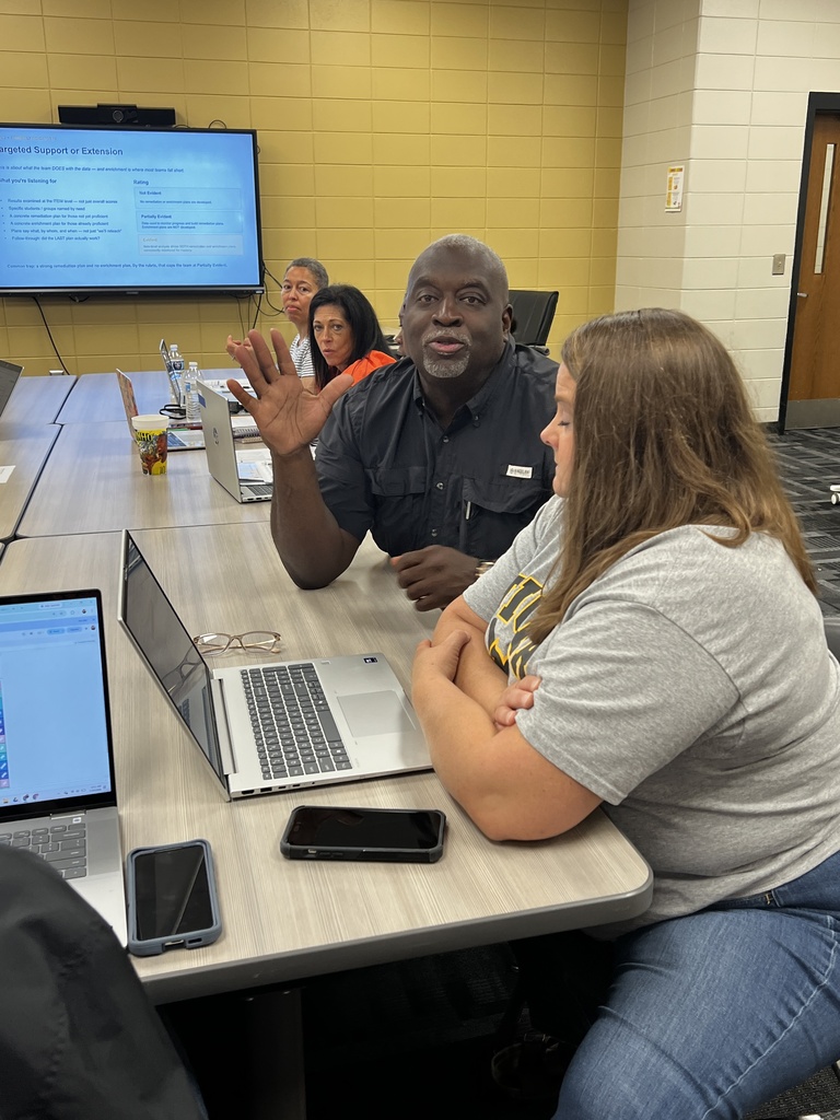 Image showing 📈 Turning Plans into Action! 🧠✨ Work for the 2026–2027 school year is officially underway! 🚀 CHS educators met to review our School Improvement Plan (SIP) and roll out our new PLT structure for the upcoming year.  We aren't just setting goals—we’re putting strategic action plans into motion to ensure every Tiger has the tools, support, and environment they need to succeed! 💡🐅  Stay tuned for big things this year! 🖤💛  #ContinuousGrowth #TeacherLeaders #PLTs #SchoolImprovement #ClaxtonTigers #BackToSchoolPrep