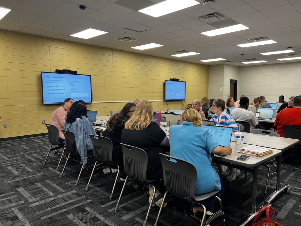 Image showing 📈 Turning Plans into Action! 🧠✨ Work for the 2026–2027 school year is officially underway! 🚀 CHS educators met to review our School Improvement Plan (SIP) and roll out our new PLT structure for the upcoming year.  We aren't just setting goals—we’re putting strategic action plans into motion to ensure every Tiger has the tools, support, and environment they need to succeed! 💡🐅  Stay tuned for big things this year! 🖤💛  #ContinuousGrowth #TeacherLeaders #PLTs #SchoolImprovement #ClaxtonTigers #BackToSchoolPrep