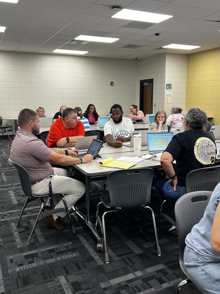Image showing 📈 Turning Plans into Action! 🧠✨ Work for the 2026–2027 school year is officially underway! 🚀 CHS educators met to review our School Improvement Plan (SIP) and roll out our new PLT structure for the upcoming year.  We aren't just setting goals—we’re putting strategic action plans into motion to ensure every Tiger has the tools, support, and environment they need to succeed! 💡🐅  Stay tuned for big things this year! 🖤💛  #ContinuousGrowth #TeacherLeaders #PLTs #SchoolImprovement #ClaxtonTigers #BackToSchoolPrep