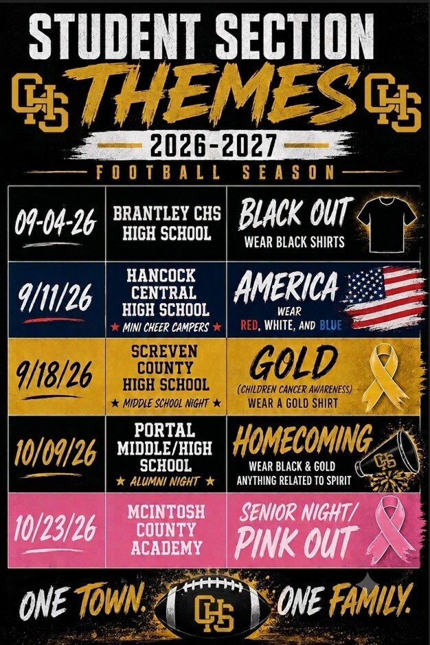 Student Section Themes