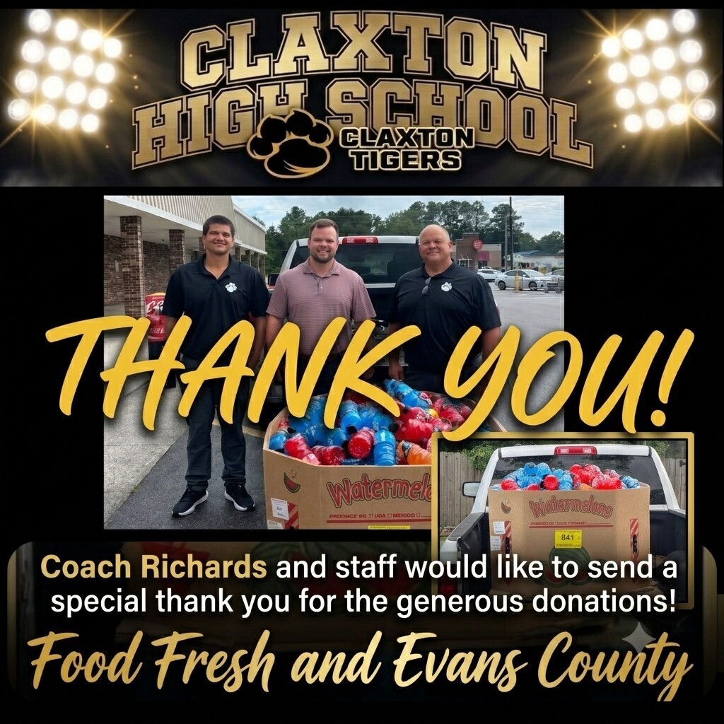 Thank You From Coach Richards and staff