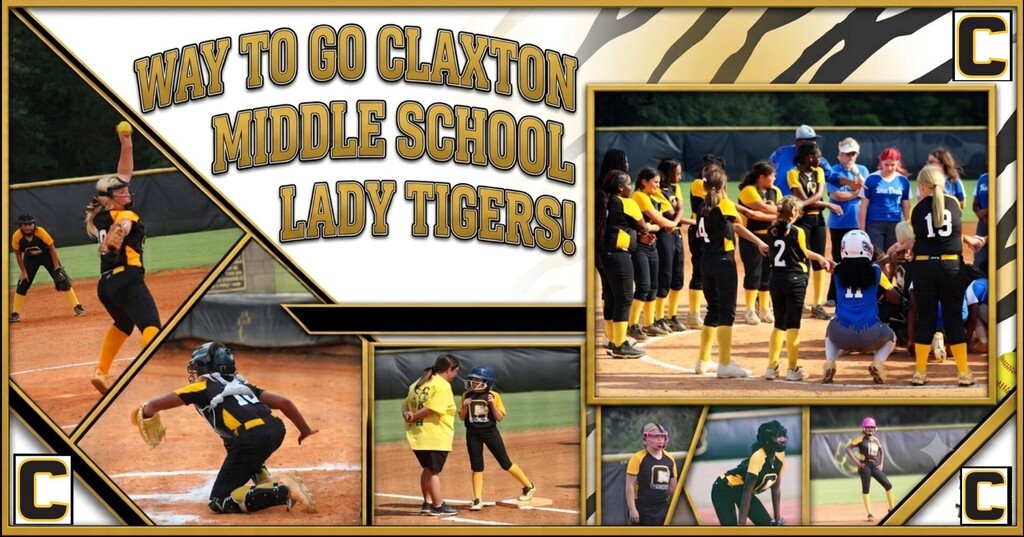 Claxton Middle School Lady Tigers Win over Langston Chapel Photos of Game
