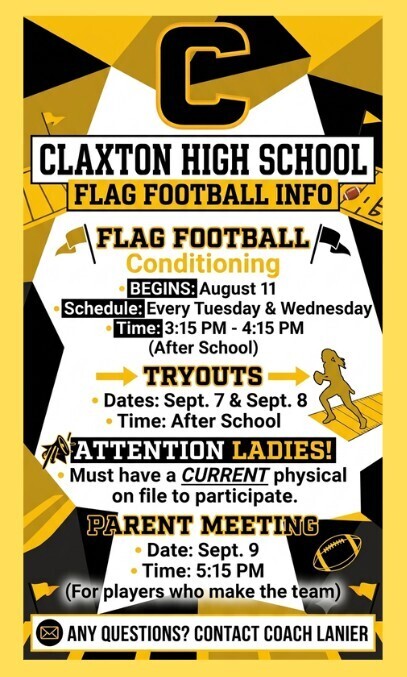 Flag Football Players Conditioning Schedule