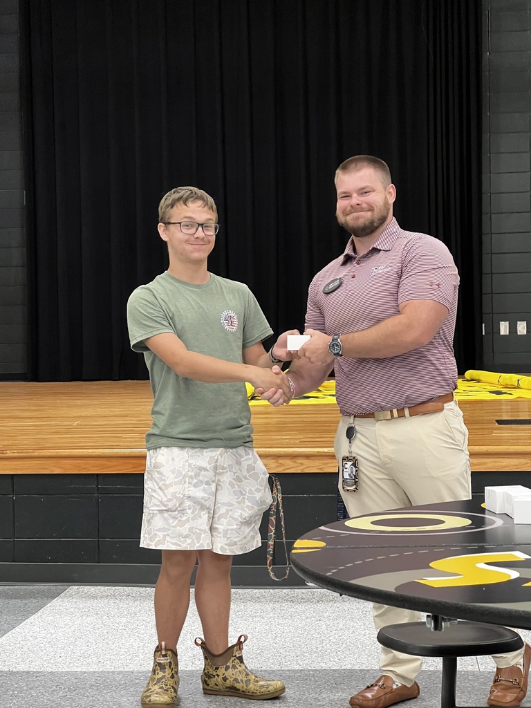 Image showing 💍✨ A BIG DAY FOR THE CLASS OF 2028! 🐅🖤💛  On Wednesday, August 27th, our Class of 2028 marked a major high school milestone as they officially received their class rings!  Representatives from The Roderick Group (an affiliate of Herff Jones) stopped by to deliver these timeless symbols of achievement—along with some delicious Chick-fil-A! 🐔🥤 They spent time sharing the rich history of class rings and guiding students on the tradition of how to wear them properly.  CHS Principal Mr. Rowe officially presented our Tigers with their rings, and then it was time to put them on display! 💎📸  Wearing their school pride on their hands, our juniors are moving forward together with one purpose—building memories that will last a lifetime under One Roar! ⚡  Once a Tiger, always a Tiger! 🐅🐾  #OneRoar #ClaxtonTigers #ClassOf2028 #HerffJones #ClassRings #TigerPride #OnceATigerAlwaysATiger #ClaxtonGA #CHSTigers