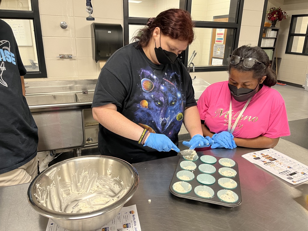 Image showing 🧁 BAKING UP SUCCESS IN DR. ROBINSON’S CLASS! 🐅🖤💛 Students in Dr. Robinson’s class have been busy building essential life and social skills through a tasty hands-on project! 👩🍳👨🍳 Our Tigers practiced reading and following a recipe step-by-step as they worked together to mix and bake homemade muffins. 🥣✨ Along the way, they put key communication skills into action by sharing materials, taking turns, and supporting one another as a team. And the best part? Enjoying the delicious results of their hard work! 😋🧁 Learning together, communicating together, and growing together with one shared purpose under One Roar! ⚡ Once a Tiger, always a Tiger! 🐅🐾 #OneRoar #ClaxtonTigers #LifeSkills #HandsOnLearning #TigerPride #OnceATigerAlwaysATiger #ClaxtonGA #CHSTigers
