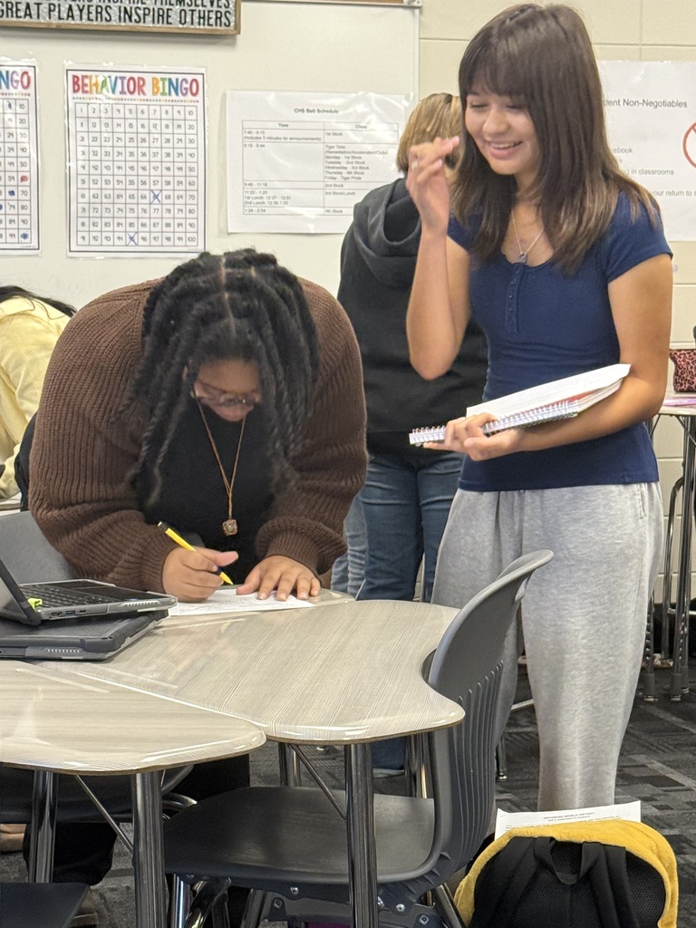Image showing 💡 RENAISSANCE REVOLUTION: CHS STUDENTS MAKE HISTORICAL CONNECTIONS! 📜🎨🔭 Coach Lanier’s World History classes kicked off their new unit on the Renaissance and Scientific Revolution with a dynamic, fast-paced collaborative activity! ⏳✨ Here’s how our Tigers brought history to life: 🎓 Becoming Experts: Each student was assigned a key figure, concept, or invention to master. 🤝 Finding "Connections": Students rotated through quick 1-on-1 exchanges to share their expertise and analyze whether their historical topics shared a meaningful connection—and why! 💡 By collaborating, networking, and analyzing how big historical movements align, our students are tackling new ideas with one shared purpose under One Roar! 🐅🖤💛 Once a Tiger, always a Tiger! #OneRoar #ClaxtonTigers #CHSWorldHistory #Renaissance #ScientificRevolution #ActiveLearning #InnovativeClassrooms #OnceATigerAlwaysATiger #ClaxtonGA #TigerPride