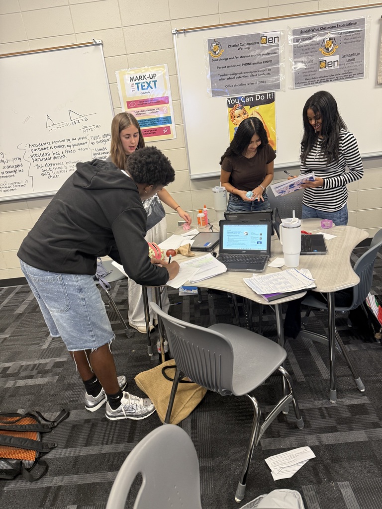 Image showing 💡 RENAISSANCE REVOLUTION: CHS STUDENTS MAKE HISTORICAL CONNECTIONS! 📜🎨🔭 Coach Lanier’s World History classes kicked off their new unit on the Renaissance and Scientific Revolution with a dynamic, fast-paced collaborative activity! ⏳✨ Here’s how our Tigers brought history to life: 🎓 Becoming Experts: Each student was assigned a key figure, concept, or invention to master. 🤝 Finding "Connections": Students rotated through quick 1-on-1 exchanges to share their expertise and analyze whether their historical topics shared a meaningful connection—and why! 💡 By collaborating, networking, and analyzing how big historical movements align, our students are tackling new ideas with one shared purpose under One Roar! 🐅🖤💛 Once a Tiger, always a Tiger! #OneRoar #ClaxtonTigers #CHSWorldHistory #Renaissance #ScientificRevolution #ActiveLearning #InnovativeClassrooms #OnceATigerAlwaysATiger #ClaxtonGA #TigerPride